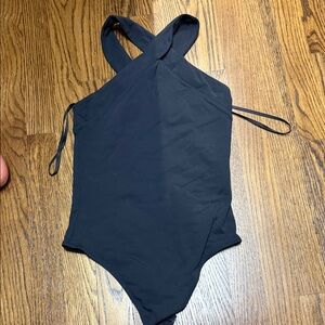 Babaton Midnight Cross-Back Bodysuit